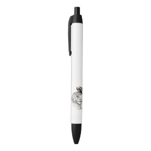 Caneta Preta Um anjo adormecido, Design preto e branco