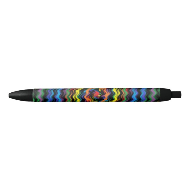 Caneta Preta Uma Detonação Colorida (Frente)