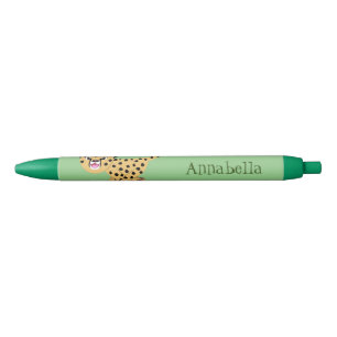 Caneta Preta Uma ilustração de desenho animado de um bebê bo