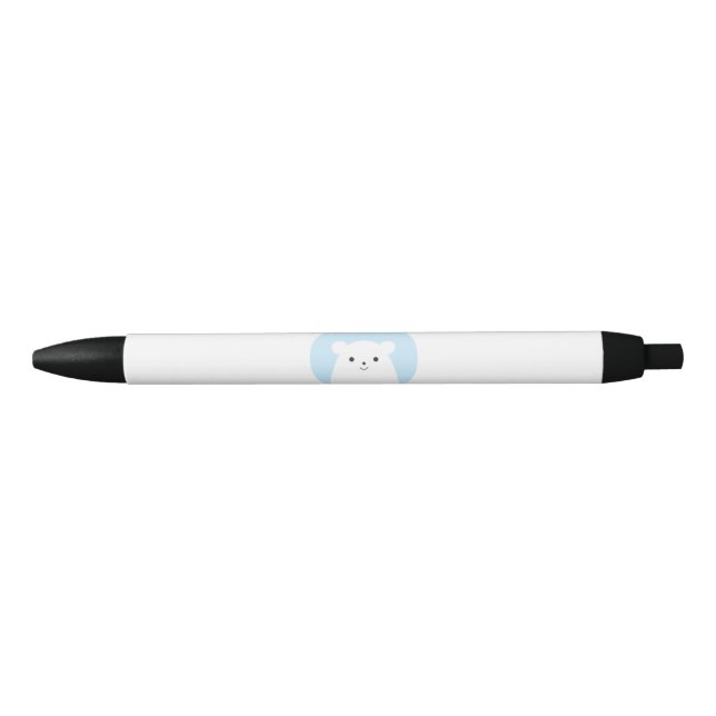 Caneta Preta Urso Polar de Peekaboo (Frente)