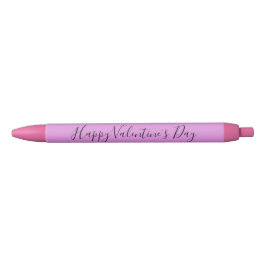 Caneta Preta Valentine's Pen