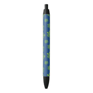 Caneta Preta Verde-Tartaruga e Gráfico Azul