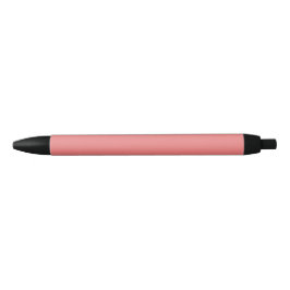 Caneta Preta Vermelho Coral Claro Cor Sólido Simples