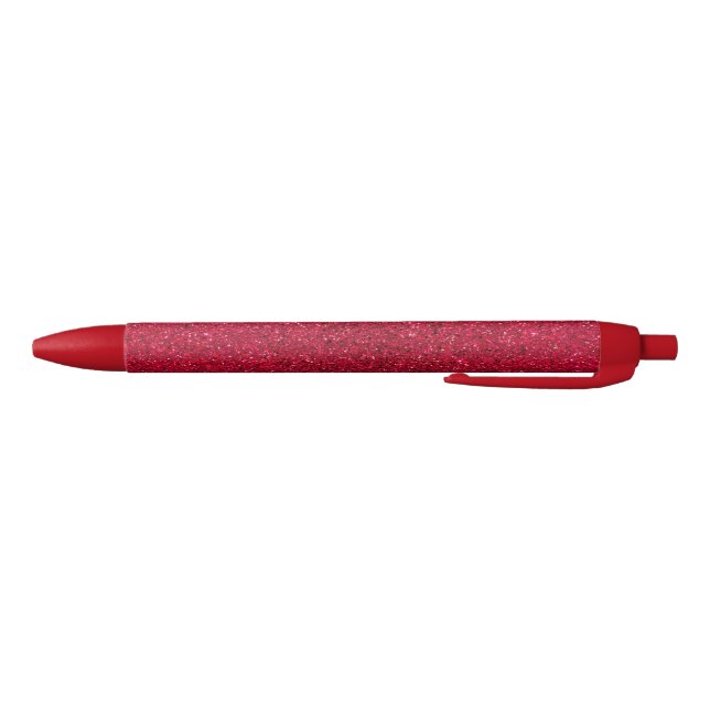 Caneta Preta Vermelho-feriado, brilho (Parte Inferior)