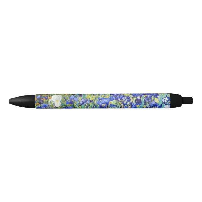 Caneta Preta Vincent Van Gogh pintando Íris (Frente)