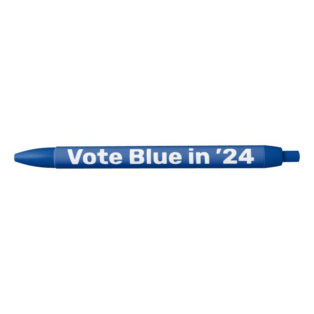 Caneta Preta Vote Blue em 2024 (Frente)