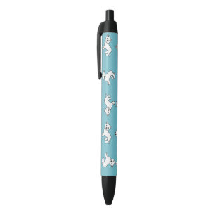 Caneta Preta White Staffordshire Bull Terrier Pattern