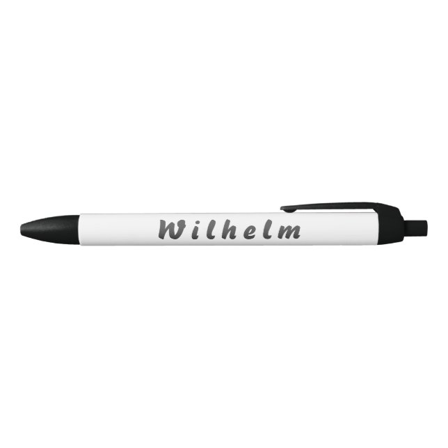 Caneta Preta Wilhelm Kugelschreiber (parte de cima)