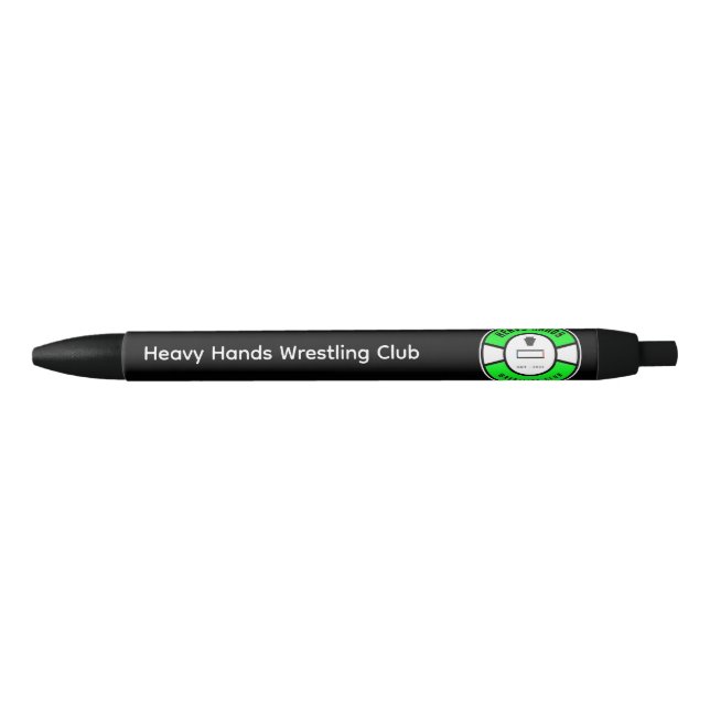 Caneta Preta Wrestling Club Items (Frente)
