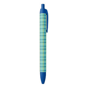 Caneta Preta Xadrez azul por Shirley Taylor