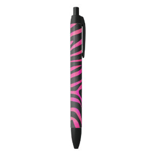 Caneta Preta Zebra Black e Hot Pink Impressão