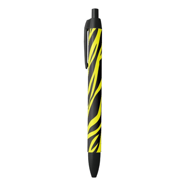 Caneta Preta Zebra Neon Yellow Strike (Topo (Vertical))