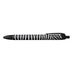Caneta Preta Zebra Skin