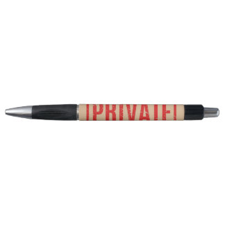 Caneta privada gravada