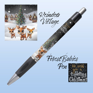 Caneta Reindeer, Desejamos-Lhe Um Feliz Natal 🦌 🎄 🎉 🎁