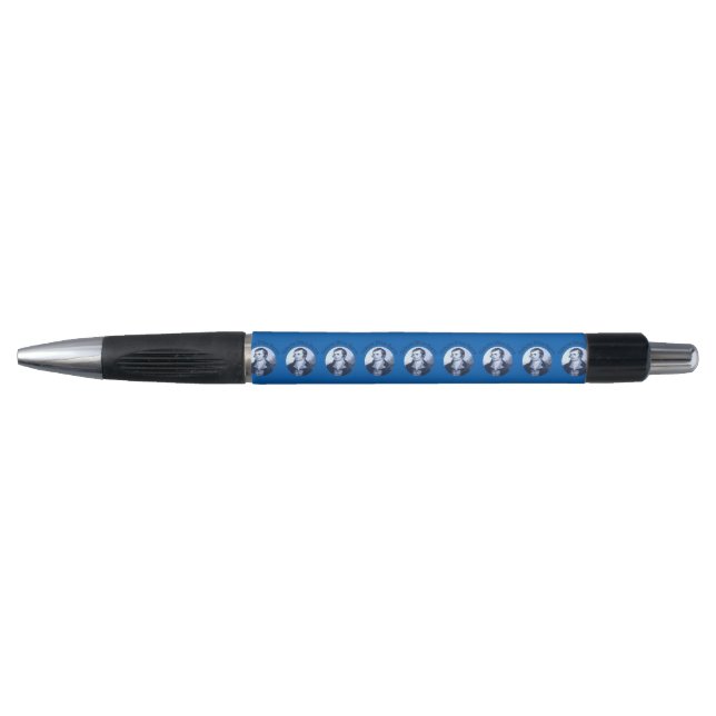 Caneta Robbie Burns - Oidhche Bhlas Burns Texto Azul (Frente)