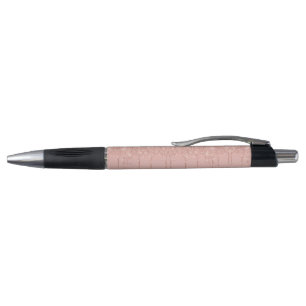 Caneta Rosa de Texto Personalizado Dissipadores Sparkle L