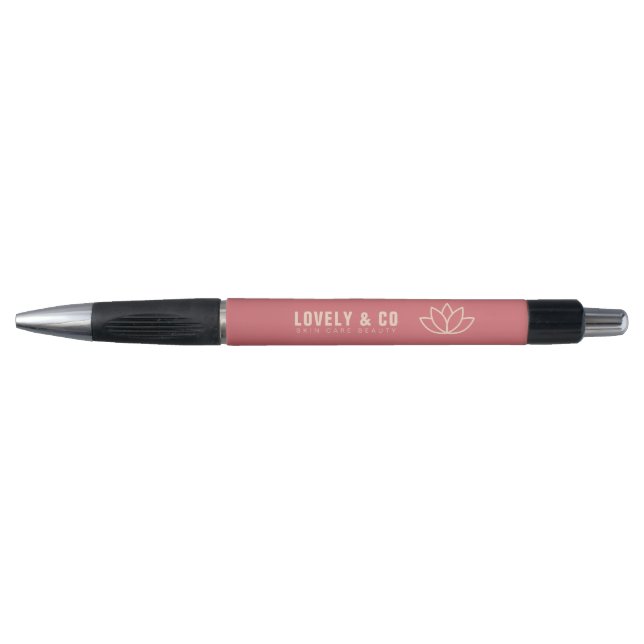 Caneta Rose & Ivory Salon Beauty Promotional Business Pen (Frente)