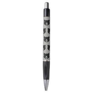 Caneta Rosto de Urso Negro