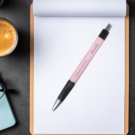 Caneta Rouge monograma de nome em script