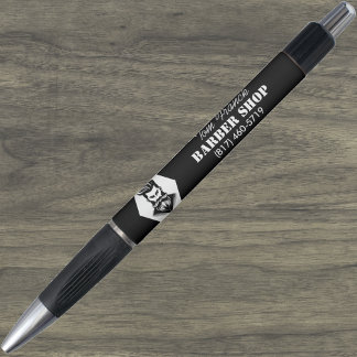 Caneta Salão de barbeiro profissional preto e branco