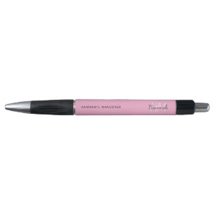 Caneta Salão de Beleza Lite Pink Glitter