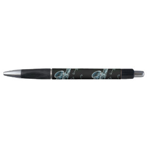 Caneta Saxofone E Notas Musicais