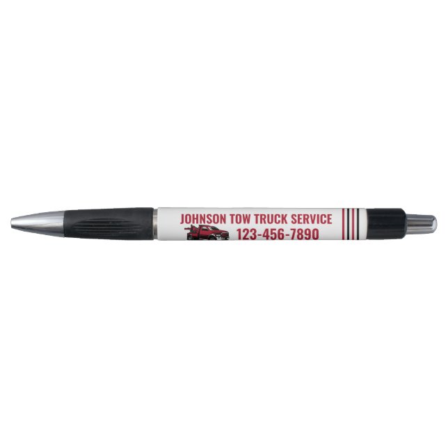 Caneta Serviço Personalizado de Reboque Profissional (Frente)