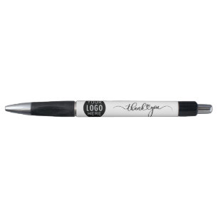 Caneta Seu Rótulo de Empresa Script Corporativo Obrigado