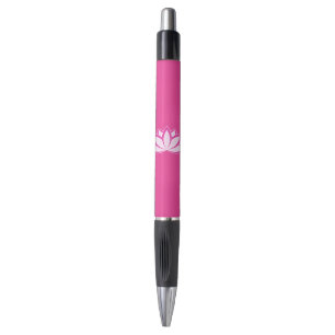 Caneta Símbolo budista rosa original - flor de lótus