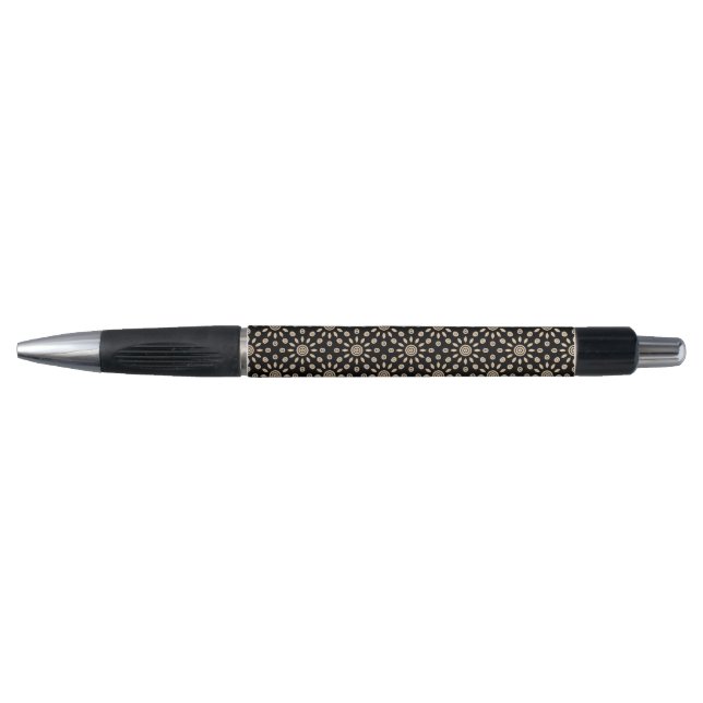 Caneta Sol Dourado Retro (Frente)