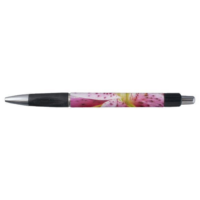 Caneta Stargazer Lily Bright Magenta Floral (Frente)