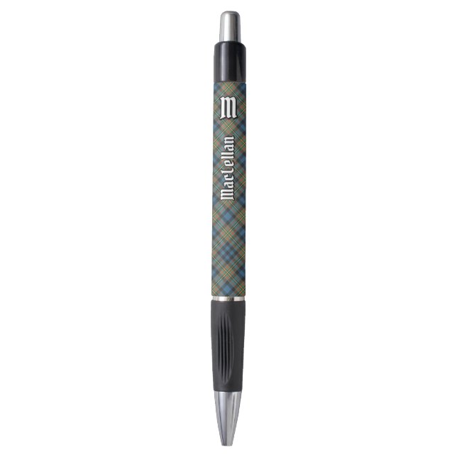 Caneta Tartan Antigo do Clã MacLellan (Frente Vertical)