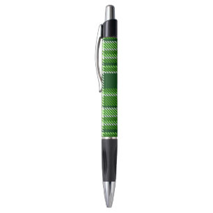 Caneta Teste padrão Checkered da cor verde