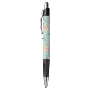 Caneta Teste padrão floral multicolorido do Doodle