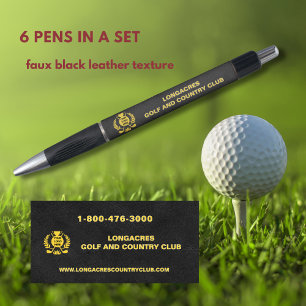 Caneta Textura do logotipo do Country & Golf Club