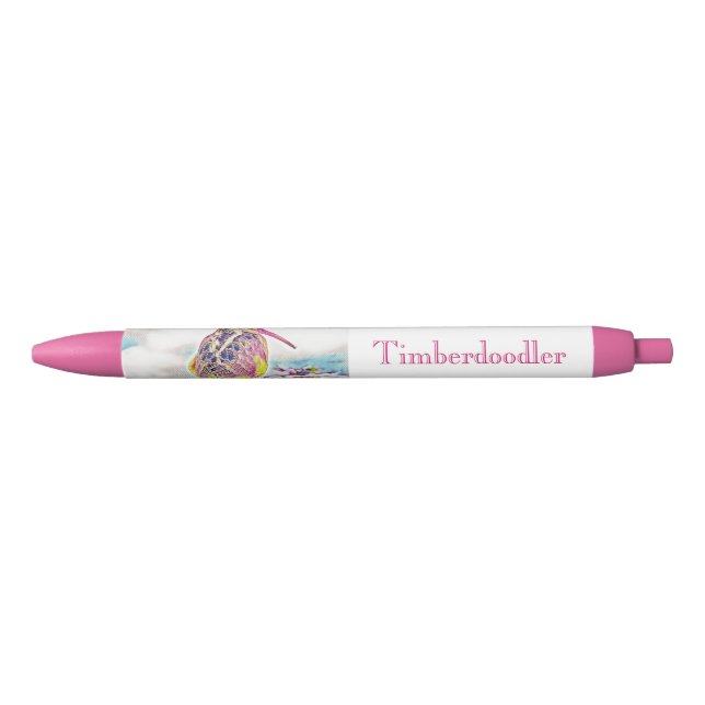 Caneta Timberdoodler - Tinta Preta (Frente)
