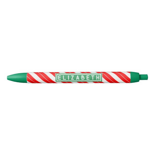 Caneta Tinta Azul Presente de Natal Personalizado (Frente)