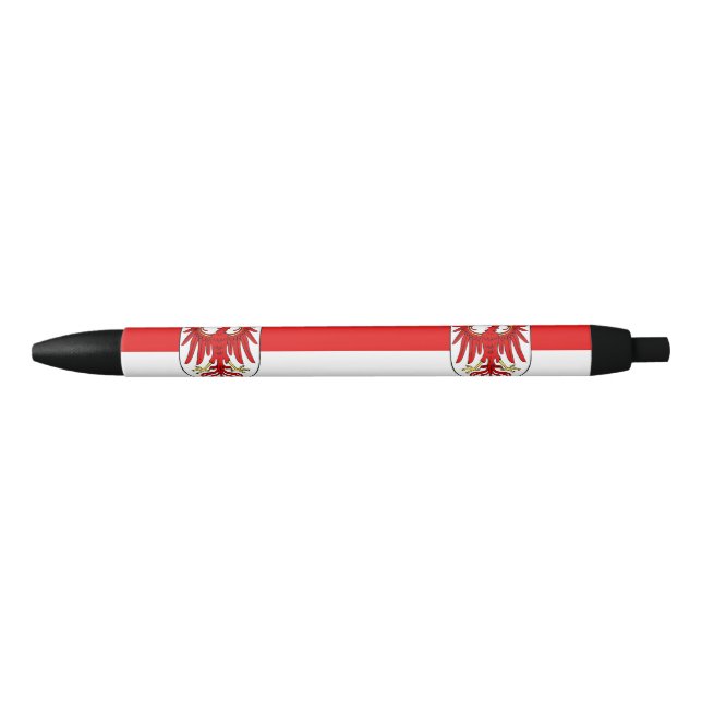Caneta Tinta Preta Bandeira de Brandenburg (Frente)