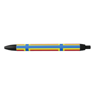 Caneta Tinta Preta Bandeira de Orkney