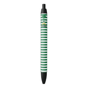 Caneta Tinta Preta Patriótica Fofa da Bandeira da