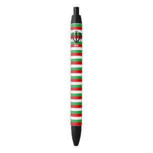 Caneta Tinta Preta Patriótica Fofa da Bandeira do