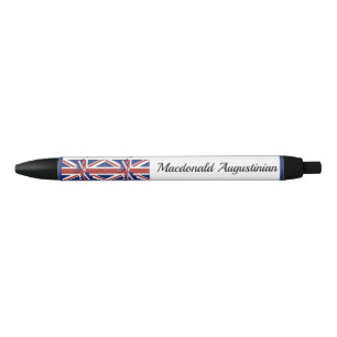 Caneta Tinta Preta Personalizada UNION JACK BA