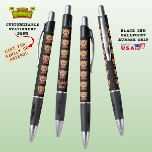 Caneta Urso de Teddy, Floresta Selvagem Bonita, Animais P