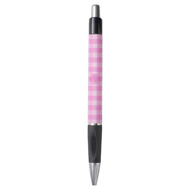 Caneta Verificadores Rosa com Shell do Mar (Frente Vertical)