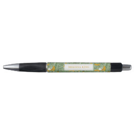 Caneta Viagem de padrão tropical moderno de banana verde
