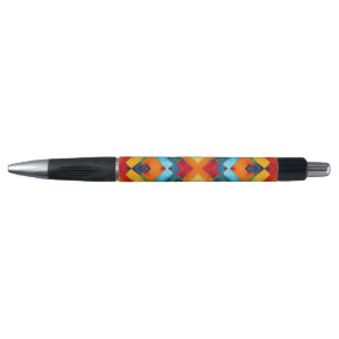 Caneta Vintage Vibs Em Cores: Na moda Geométrico Forms