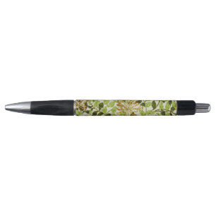 Caneta William Morris Madressilva Flores Verdes