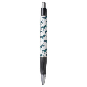 Caneta Zebra de Silhueta Azul e Preta