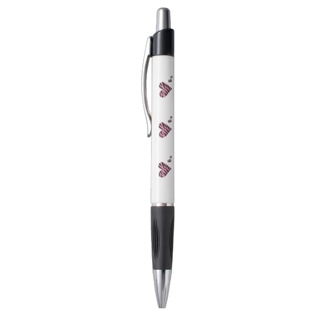 Caneta Zebra-heart (Topo (Vertical))